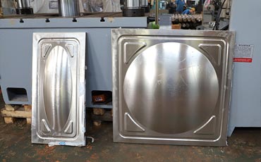 生產不銹鋼水箱板選用多大噸位的液壓機?